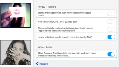 Capturas de tela do I-ciaoaMigos videochat