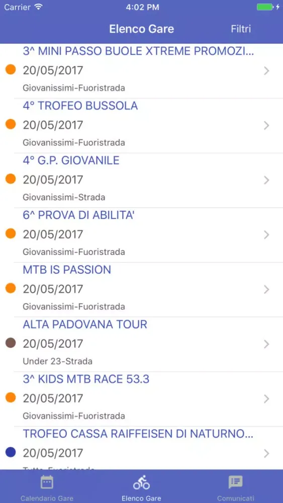 Gare ciclismo FCI Screenshots