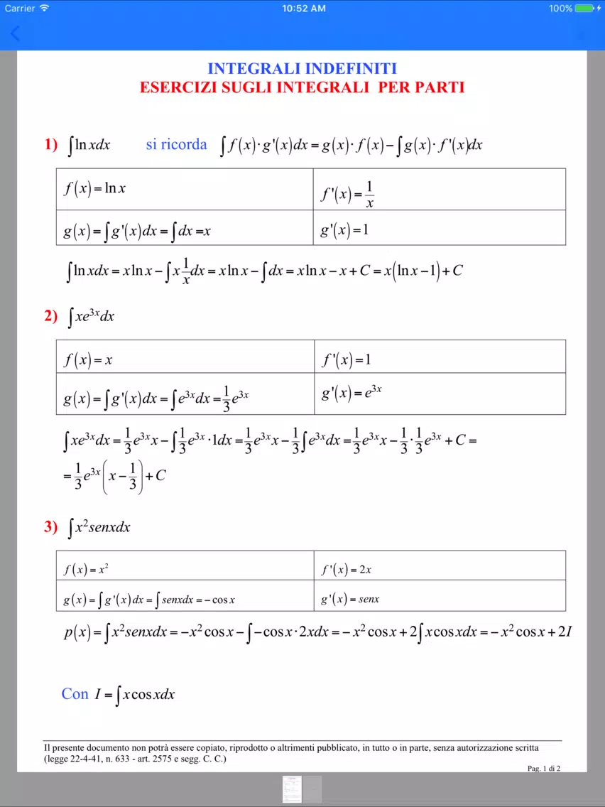 ∫Integrals iPad  Ekran Görüntüleri