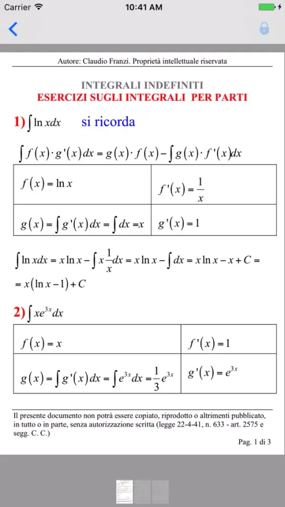 ภาพหน้าจอของ ∫Integrals