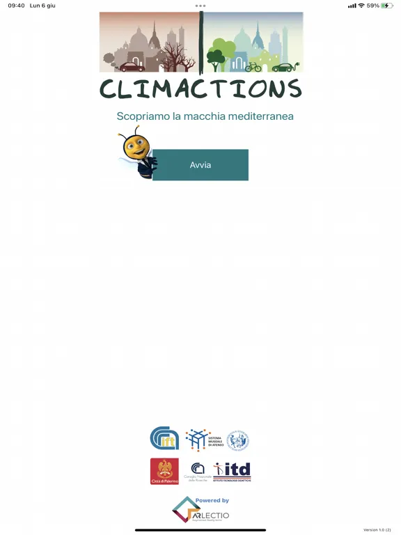 Ảnh chụp màn hình của ARClimactions iPad 