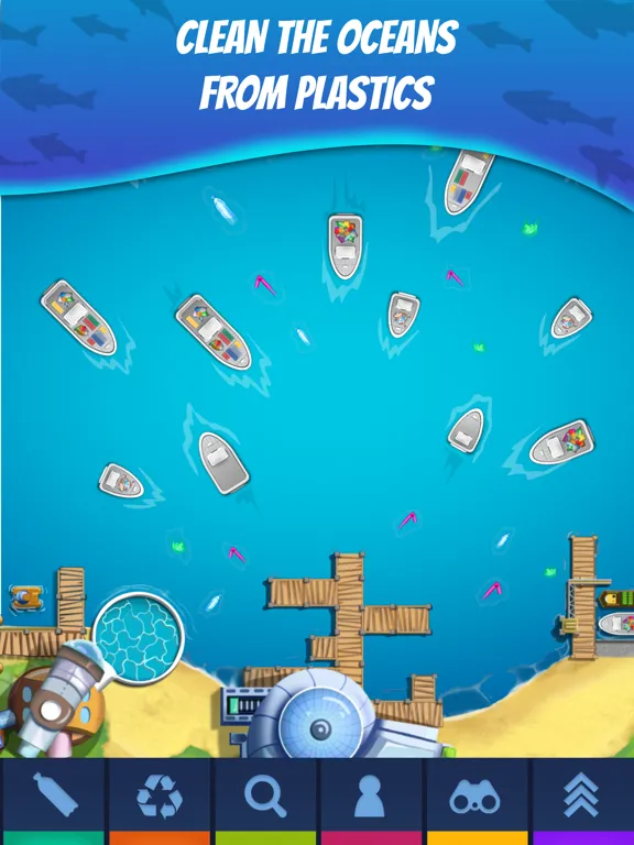 صور Idle Ocean Cleaner Premium iPad