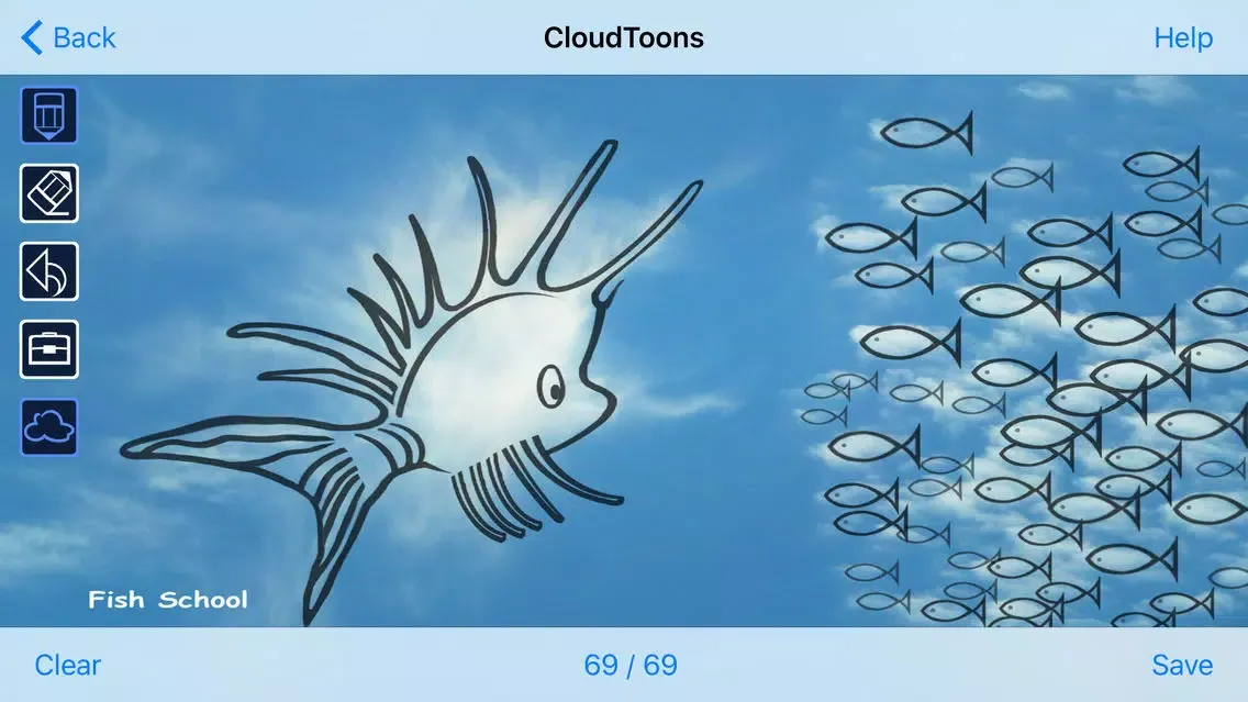 Tangkapan layar CloudToons