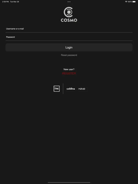 CosmoApp iPad  Screenshots