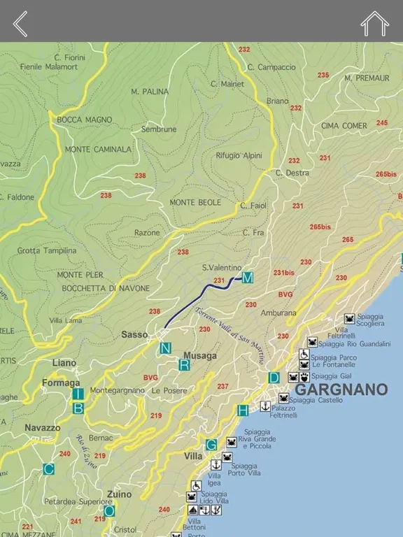 Capturas de pantalla de Gargnano iPad 