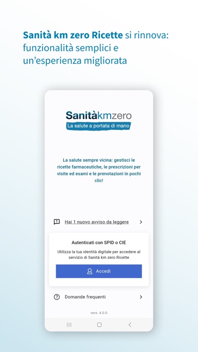 Sanità km zero Ricette Screenshots