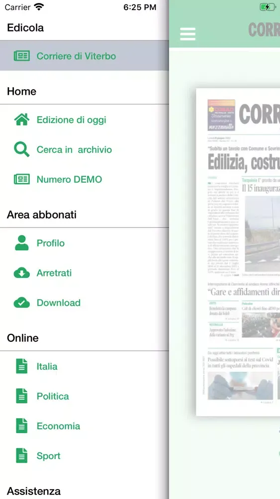 Corriere di Viterbo digitale Screenshots