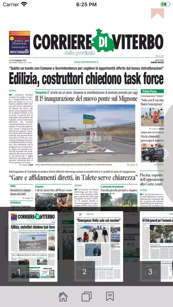 Corriere di Viterbo digitale Screenshots