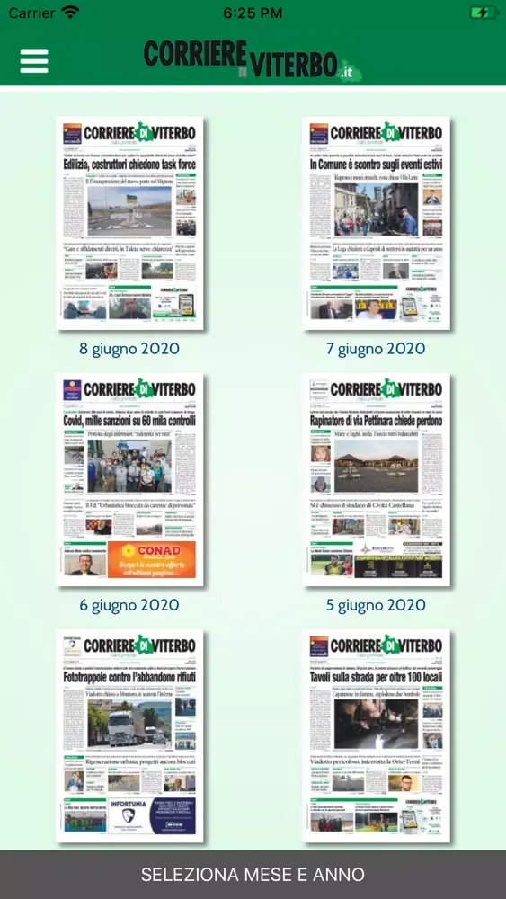 Corriere di Viterbo digitale Screenshots