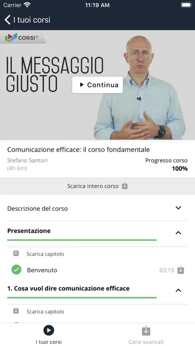 Capturas de pantalla de Corsi.it - Business