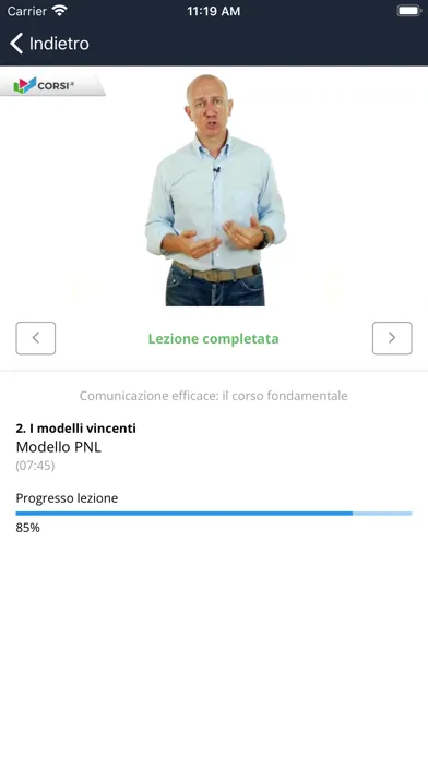 Capturas de pantalla de Corsi.it - Business