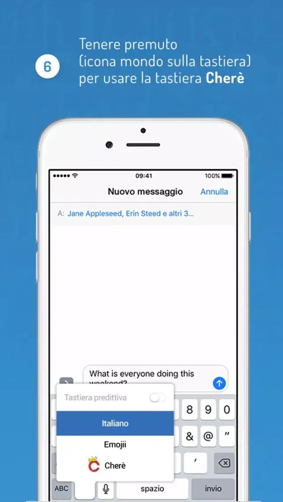 Cherè, tastiera napoletana personalizzata Screenshots