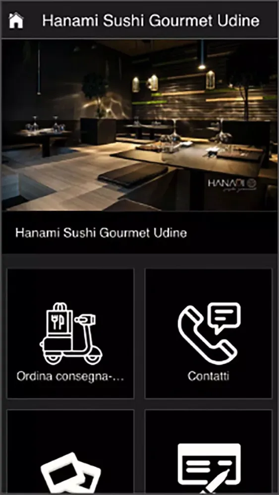 Tangkapan skrin Hanami Sushi Gourmet Udine