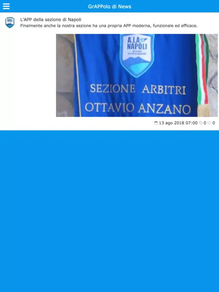 appAIA-app dell'AIA di Napoli iPad  Screenshots