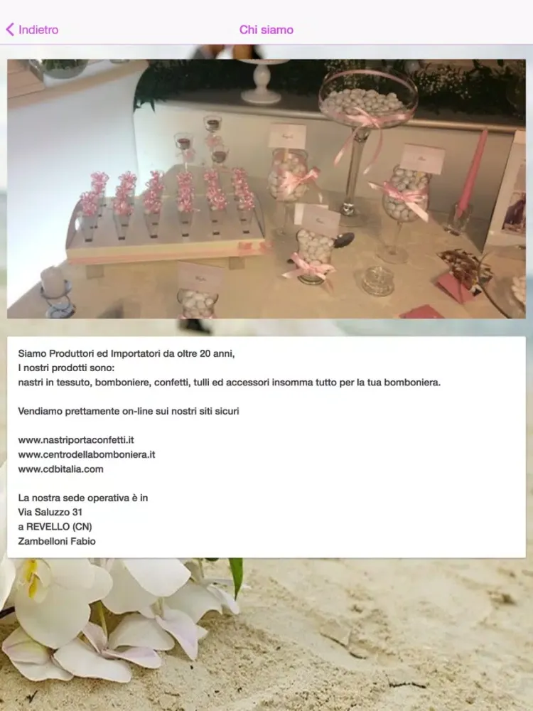Centro della Bomboniera iPad  سکرین شاٹس