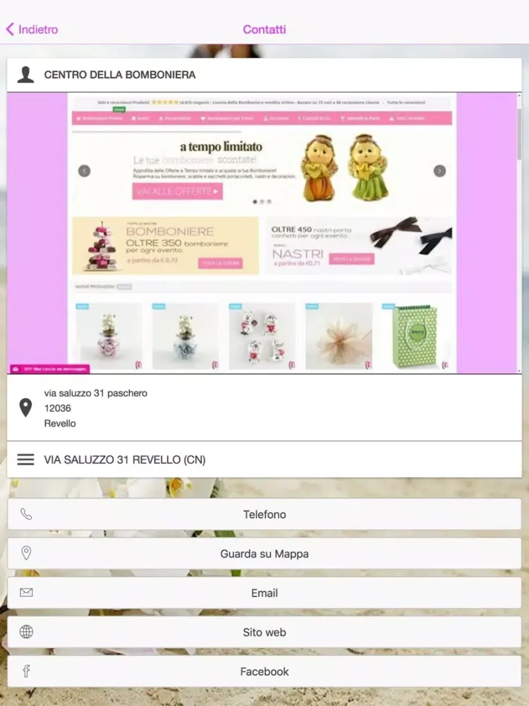 Centro della Bomboniera iPad  سکرین شاٹس