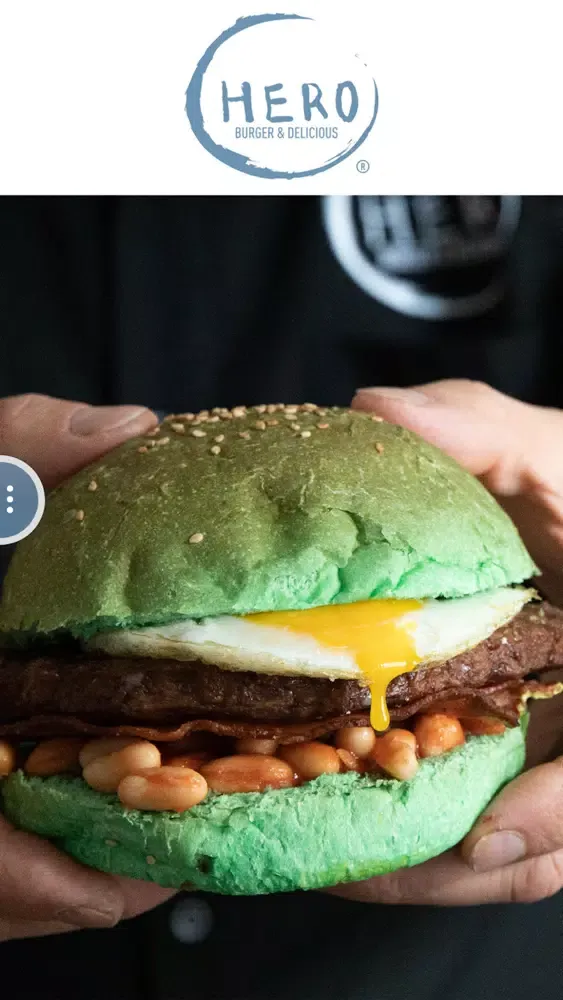 Tangkapan skrin Hero Burger & Delicious