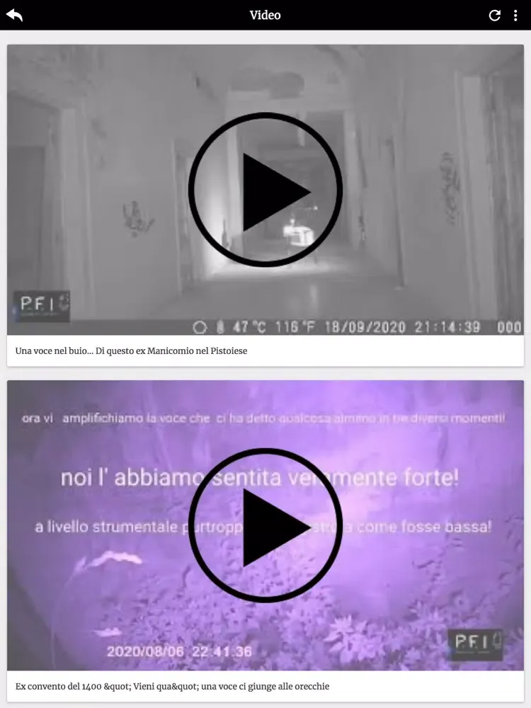 Скриншоты PFI Paranormalnvestigation iPad 