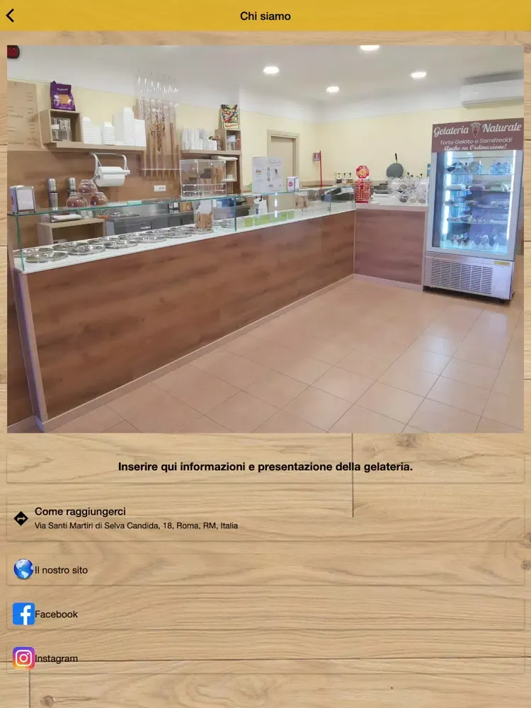 La Corona Gelateria Naturale iPad 应用截图