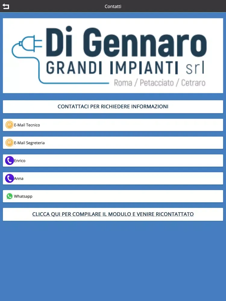 Di Gennaro Grandi Impianti srl iPad  Ekran Görüntüleri