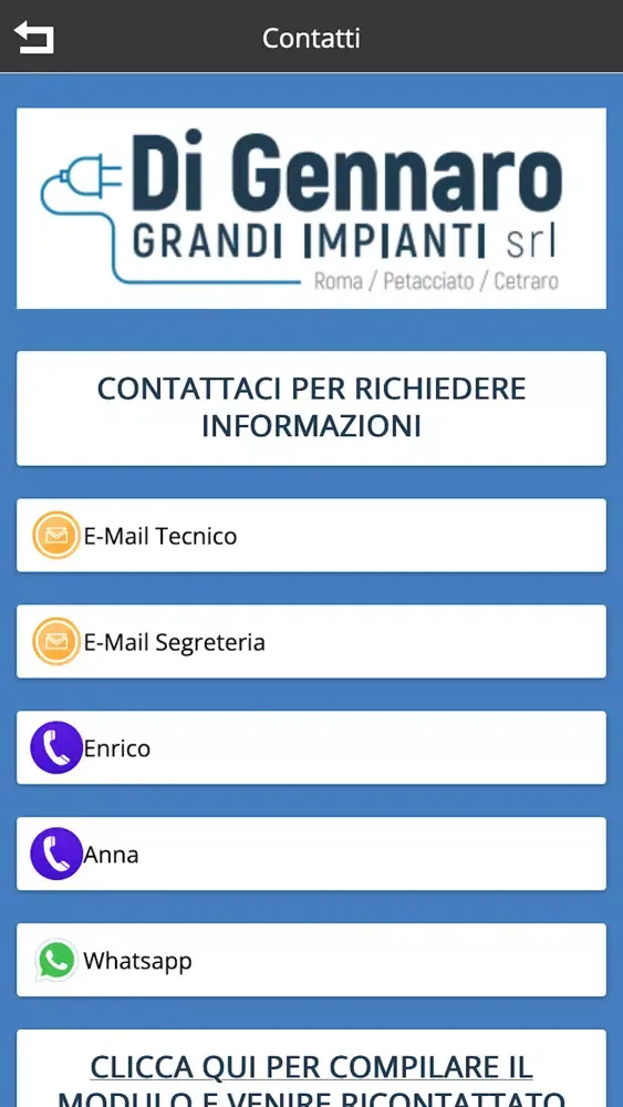 Di Gennaro Grandi Impianti srl Ekran Görüntüleri