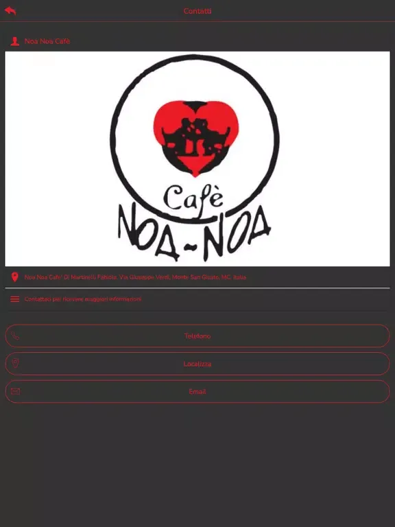Zrzuty ekranu Noa Noa cafe 2.0 iPad 