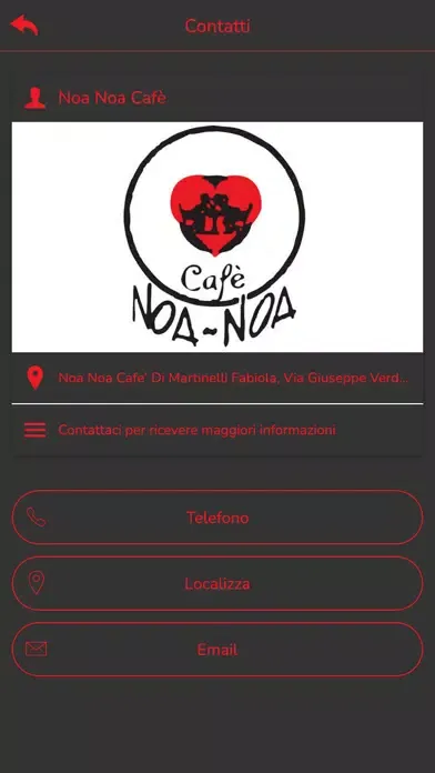 Zrzuty ekranu Noa Noa cafe 2.0