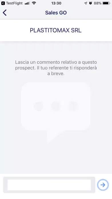 Screenshot di CRIBIS Sales GO