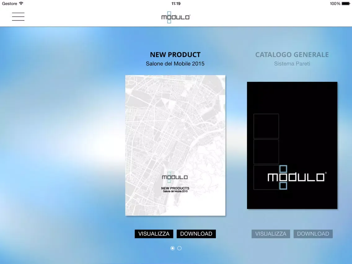 Tangkapan layar Modulo_ iPad