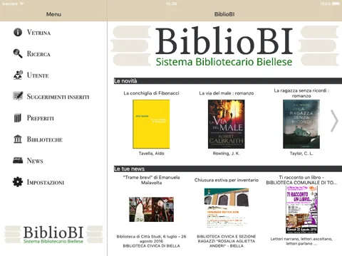 BiblioBI iPad  স্ক্রিনশট