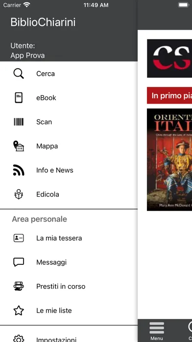 BiblioChiarini 스크린샷