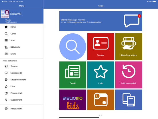 BiblioMO iPad  Ekran Görüntüleri