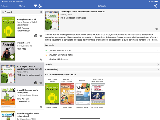 BiblioMO iPad  Ekran Görüntüleri