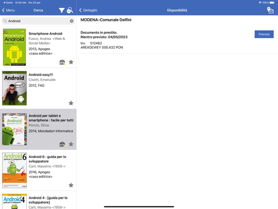 BiblioMO iPad  Ekran Görüntüleri