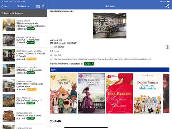 BiblioMO iPad  Ekran Görüntüleri