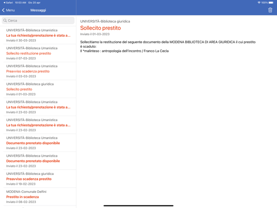 BiblioMO iPad  Ekran Görüntüleri