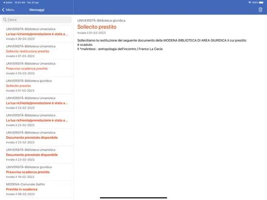 BiblioMO iPad  Ekran Görüntüleri