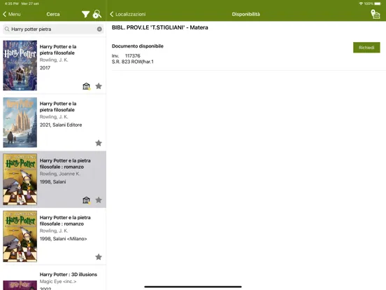 SapereBas iPad  Ekran Görüntüleri