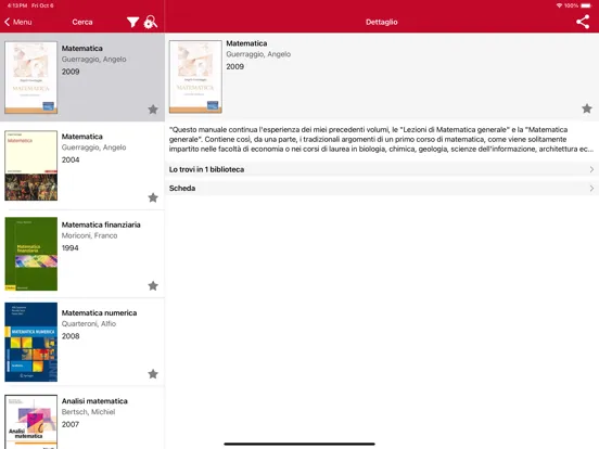 BiblioUnivpm iPad  Screenshots