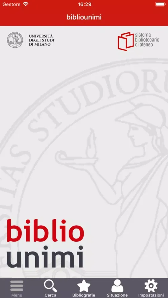 Captures d'écran de bibliounimi