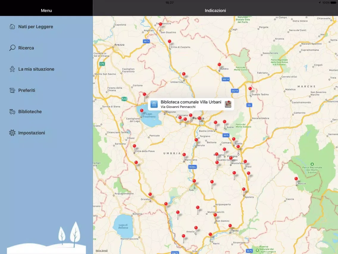 Nati per Leggere - Umbria iPad 應用截圖