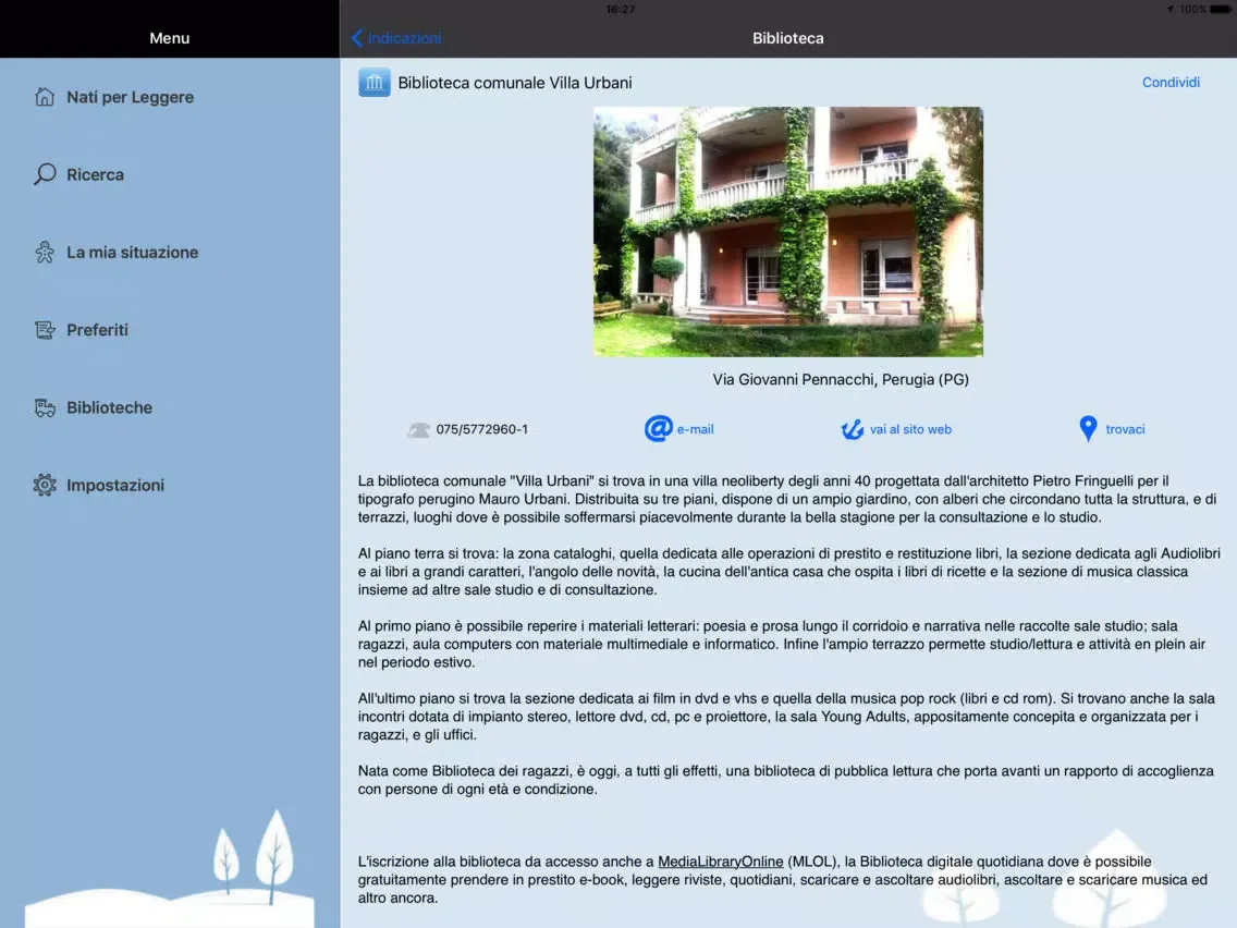Nati per Leggere - Umbria iPad 應用截圖