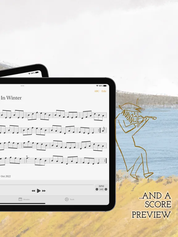 Nota ABC - Session Trad Tunes iPad স্ক্রিনশট