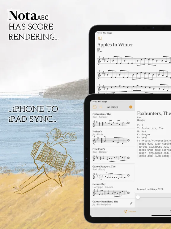 Nota ABC - Session Trad Tunes iPad স্ক্রিনশট