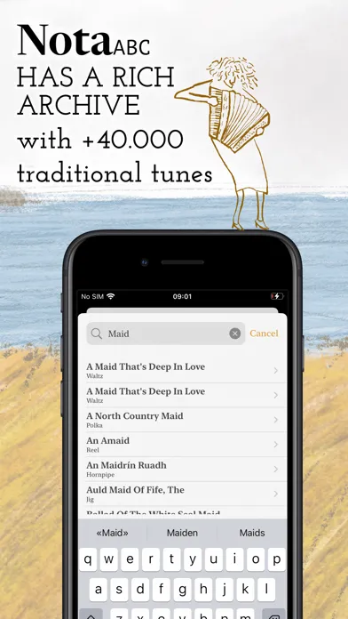 Nota ABC - Session Trad Tunes স্ক্রিনশট