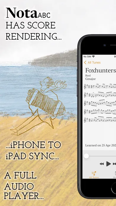 Nota ABC - Session Trad Tunes স্ক্রিনশট