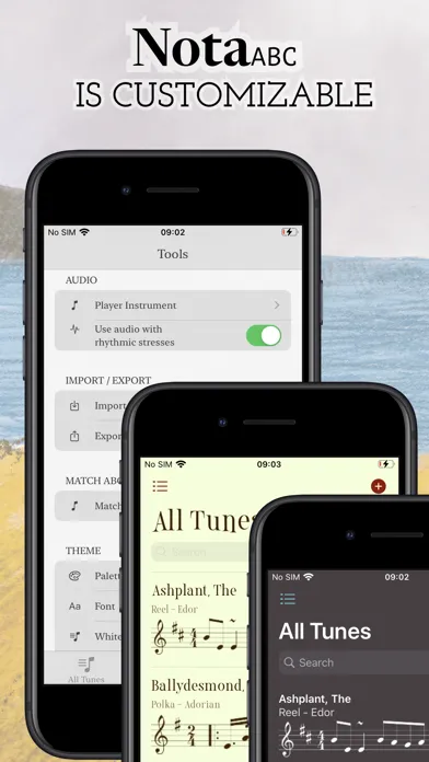 Nota ABC - Session Trad Tunes স্ক্রিনশট