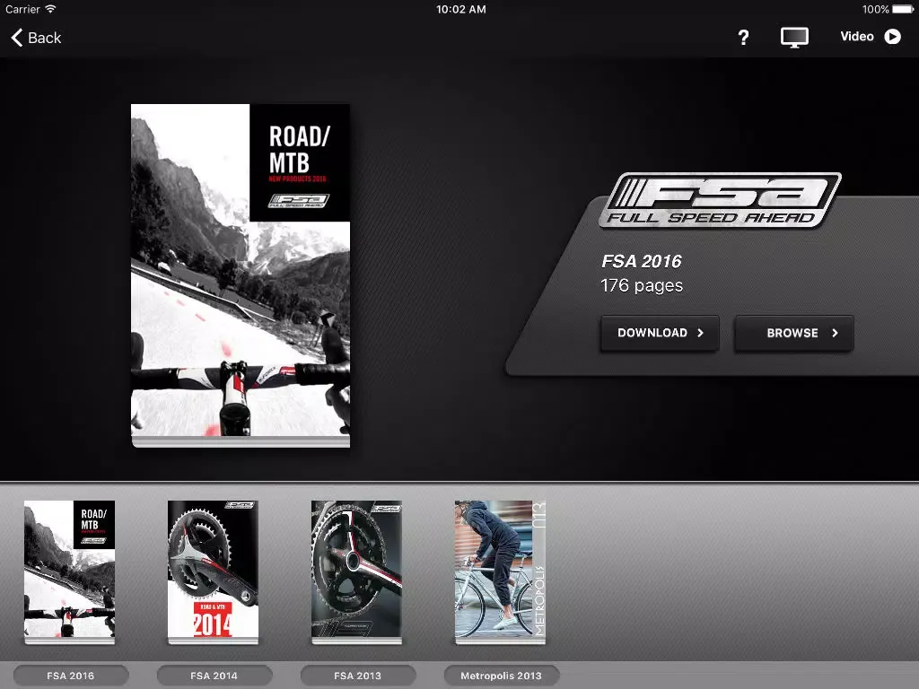 Tangkapan skrin FSA iPad 