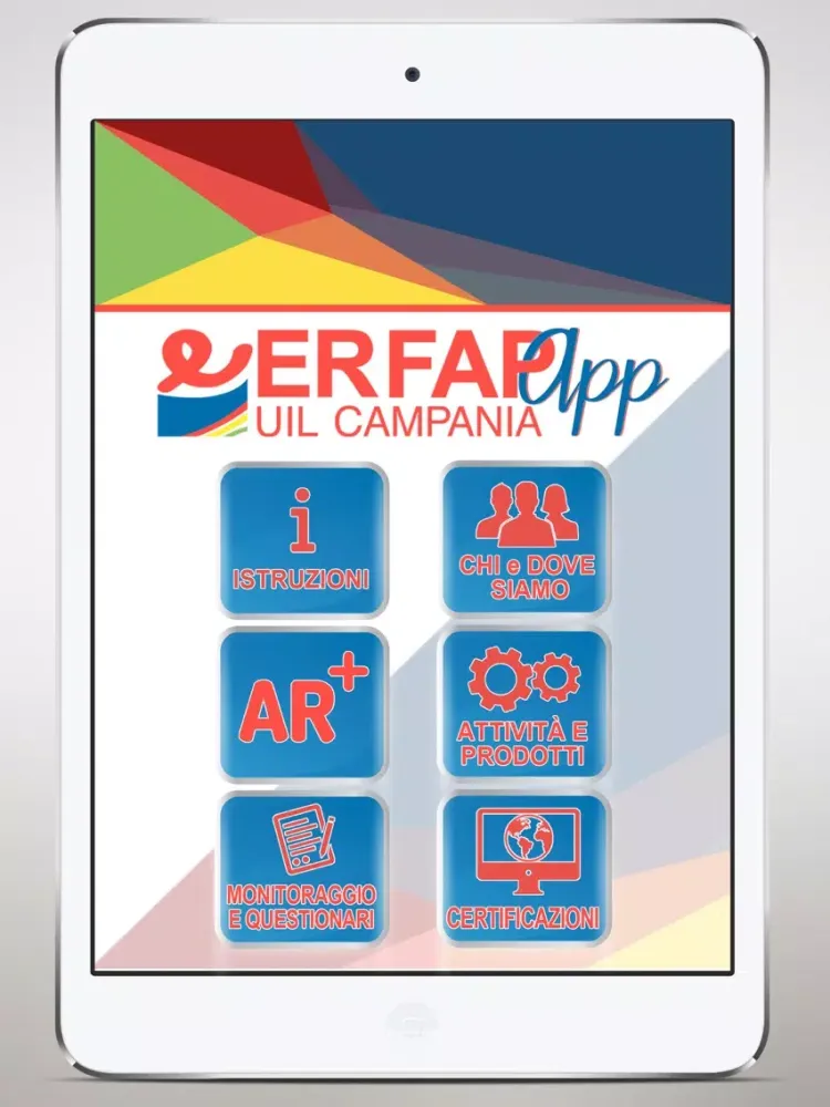 Capturas de tela do Erfap AR iPad 