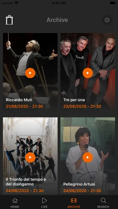 Ravenna Festival Live 스크린샷